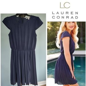 Lauren Conrad Blue Business Casual Dress